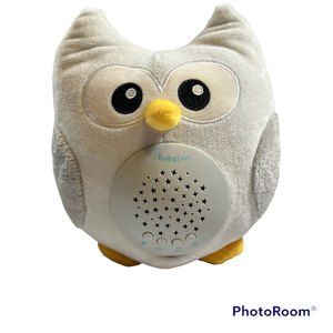 Gray Bubzi Owl Night Light Plush